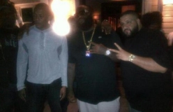 Rick Ross And Dj Khaled In The Studio With Dr. Dre